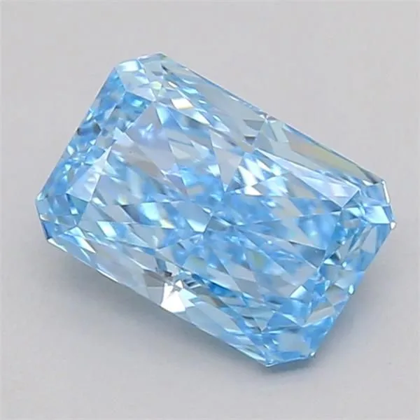0.51ct PEAR Fancy Vivid Blue VVS2 Coloured Lab diamond