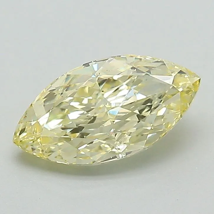 1.07ct MARQUISE Fancy Yellow VS2 Coloured Lab diamond