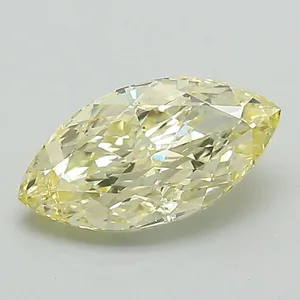 1.07ct MARQUISE Fancy Yellow VS2 Coloured Lab diamond