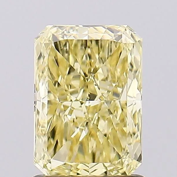 1.17ct RADIANT Fancy Intense Yellow VS1 Coloured Lab diamond