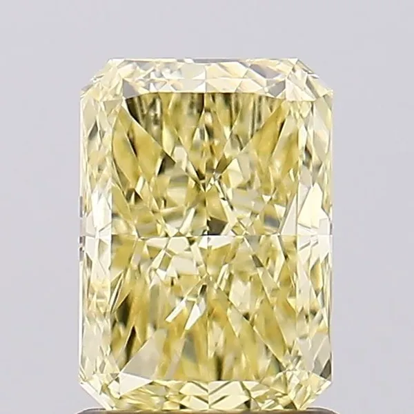 1.17ct RADIANT Fancy Intense Yellow VS1 Coloured Lab diamond