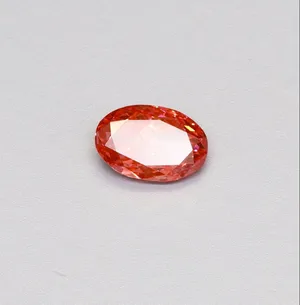 1.11ct OVAL Fancy Vivid Pink VS2 Coloured Lab diamond