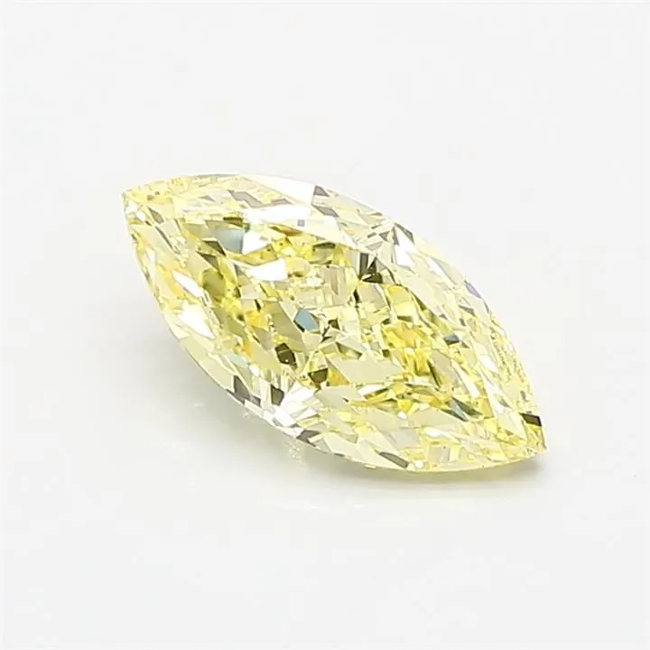 1.03ct MARQUISE Fancy Yellow VS2 Coloured Lab diamond