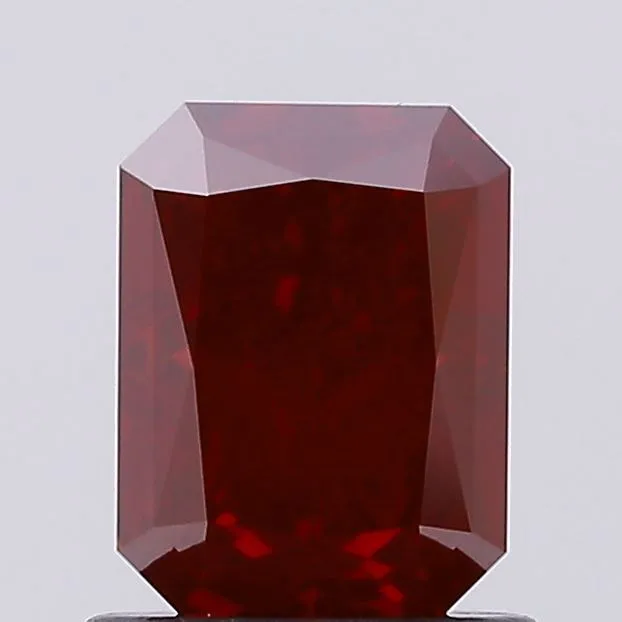 1.16ct RADIANT Fancy Deep Brownish Pink VS1 Coloured Lab diamond