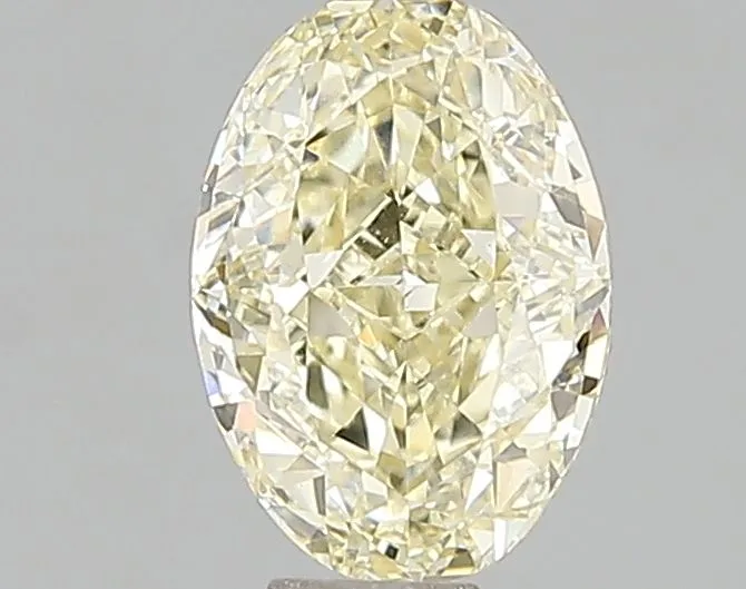 1.04ct OVAL Fancy Yellow VVS2 Coloured Lab diamond