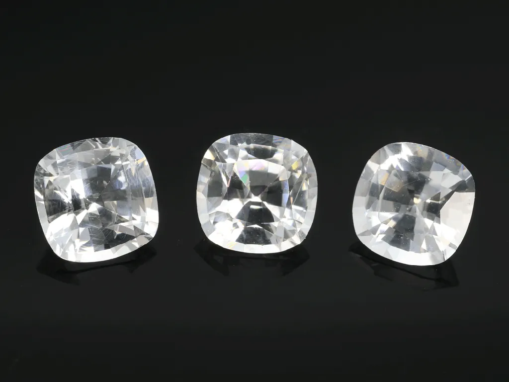 1.15ct White Sapphire, Cushion gemstone