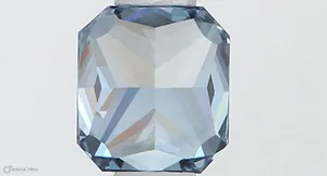 0.42ct RADIANT Fancy Vivid Blue VVS2 Coloured Lab diamond