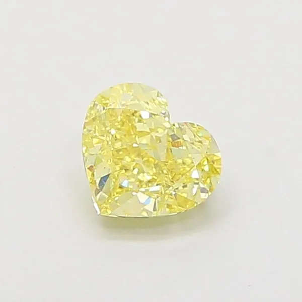 1.03ct HEART Fancy Intense Yellow VS1 Coloured Lab diamond