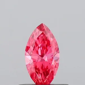 0.41ct MARQUISE Fancy Vivid Pink VS2 Coloured Lab diamond