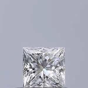 0.37ct PRINCESS D VVS1 Natural diamond