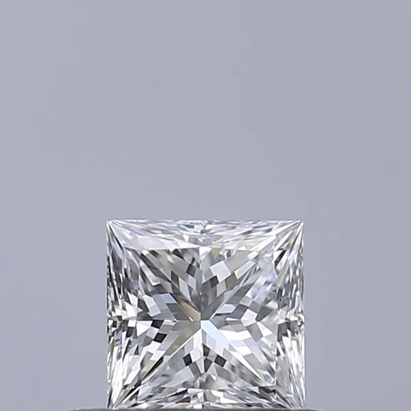 0.37ct PRINCESS D VVS1 Natural diamond