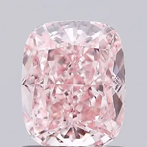 1.1ct CUSHION Fancy Intense Pink VS1 Coloured Lab diamond