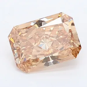 1.1ct RADIANT Fancy Brownish Yellow VVS2 Coloured Lab diamond