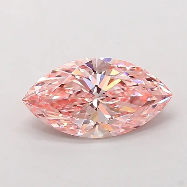 2.06ct MARQUISE Fancy Vivid Pink VS1 Coloured Lab diamond
