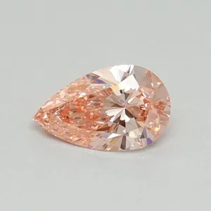 0.3ct PEAR Fancy Vivid Pink VS1 Coloured Lab diamond