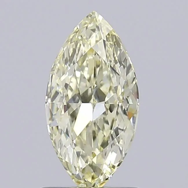 1.00ct MARQUISE Fancy Light Yellow VVS2 Coloured Lab diamond