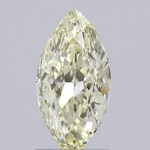 1ct MARQUISE Fancy Light Yellow VVS2 Coloured Lab diamond