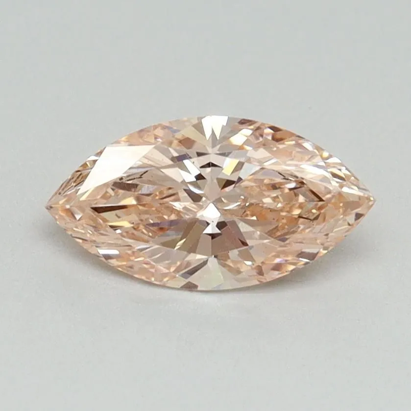 0.75ct MARQUISE Fancy Intense Pink VS2 Coloured Lab diamond