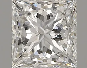 0.5ct PRINCESS H SI1 Natural diamond