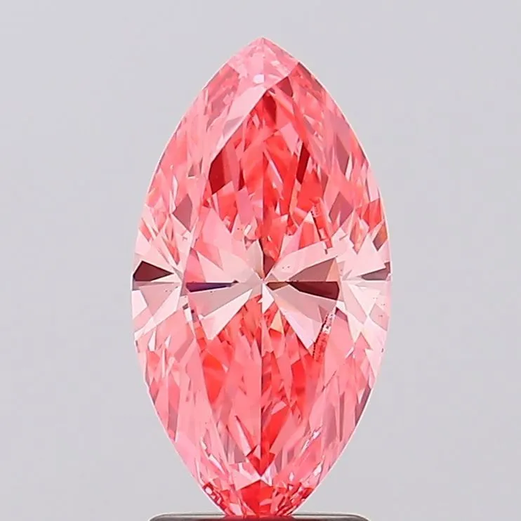 2.03ct MARQUISE Fancy Vivid Pink VS1 Coloured Lab diamond