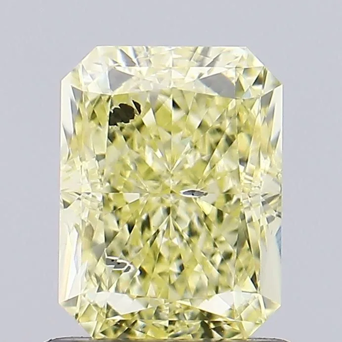 1.07ct RADIANT Fancy Intense Yellow SI2 Coloured Lab diamond
