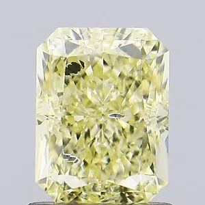 1.07ct RADIANT Fancy Intense Yellow SI2 Coloured Lab diamond