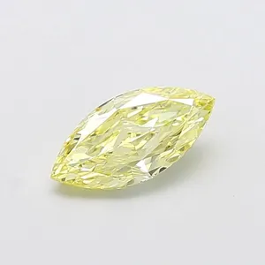 1.18ct MARQUISE Fancy Yellow VS1 Coloured Lab diamond