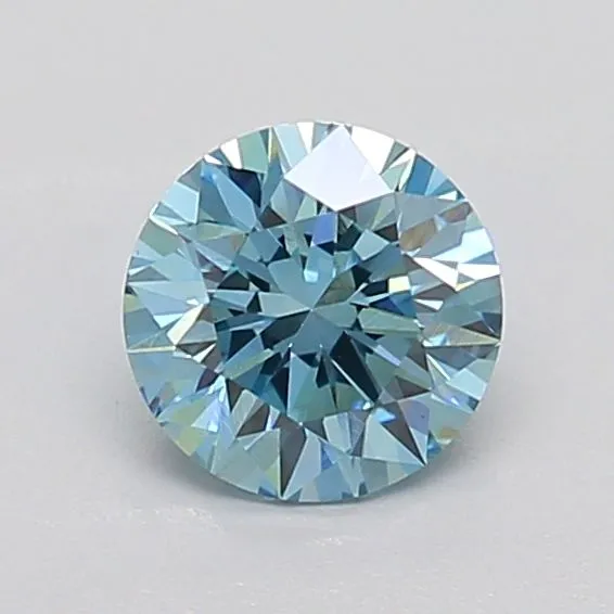 0.70ct EMERALD Fancy Deep Blue VS2 Coloured Lab diamond