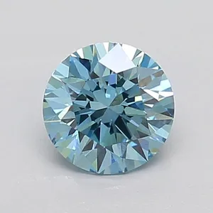 0.7ct EMERALD Fancy Deep Blue VS2 Coloured Lab diamond