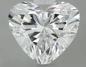 0.8ct HEART E VVS1 Natural diamond