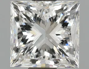 1.99ct PRINCESS Fancy Intense Pink VVS2 Coloured Lab diamond