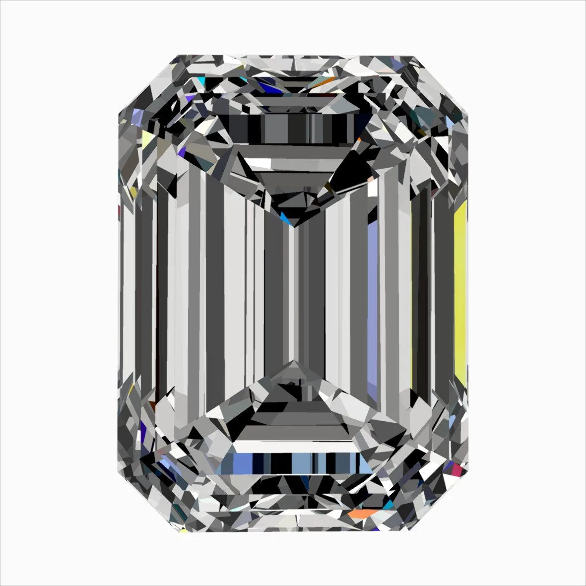 0.31ct EMERALD D SI1 Natural diamond