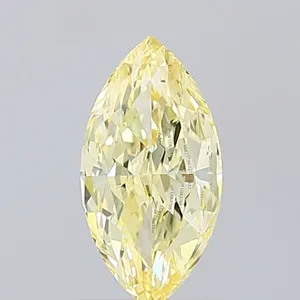 1.05ct MARQUISE Fancy Light Yellow VS1 Coloured Lab diamond