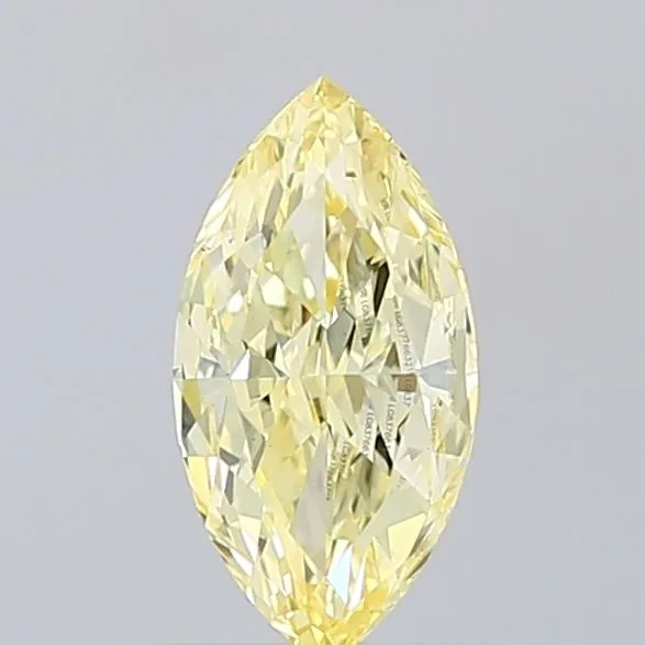 1.05ct MARQUISE Fancy Light Yellow VS1 Coloured Lab diamond