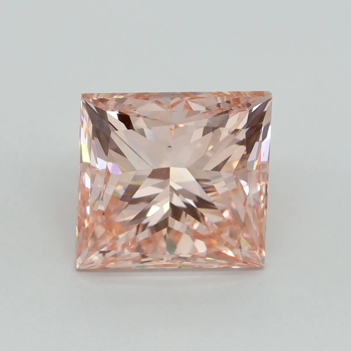 5.01ct PRINCESS Fancy Intense Pink VS2 Coloured Lab diamond