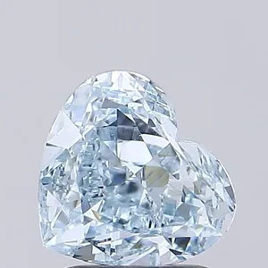 1.89ct HEART Fancy Intense Blue SI2 Coloured Lab diamond
