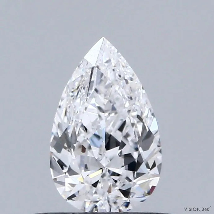 0.43ct PEAR D IF Natural diamond