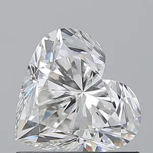 0.91ct HEART H VVS2 Natural diamond