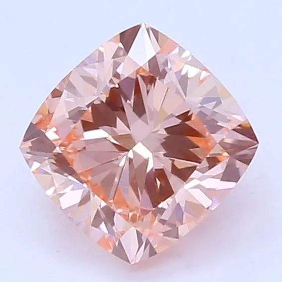 0.5ct CUSHION Fancy Vivid Pink VS1 Coloured Lab diamond