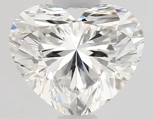 0.73ct HEART F IF Natural diamond