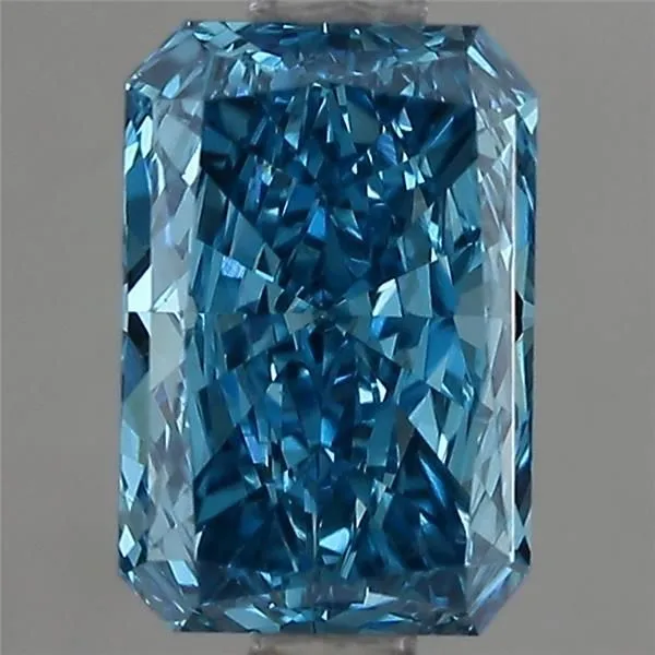 1.02ct RADIANT Fancy Vivid Blue VS1 Coloured Lab diamond
