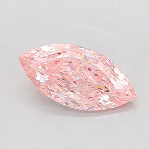 2.37ct MARQUISE Fancy Vivid Pink VVS2 Coloured Lab diamond