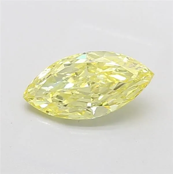 1.79ct MARQUISE Fancy Intense Yellow VVS2 Coloured Lab diamond