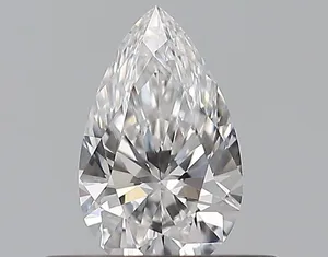0.3ct PEAR D VVS1 Natural diamond