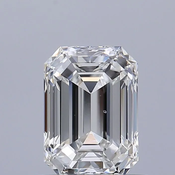 0.72ct EMERALD F VS2 Natural diamond
