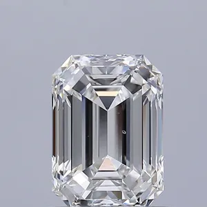0.72ct EMERALD F VS2 Natural diamond