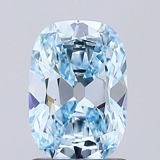 1.14ct CUSHION Fancy Intense Blue VS1 Coloured Lab diamond