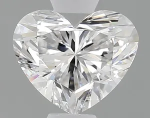 0.64ct HEART D VVS2 Lab diamond