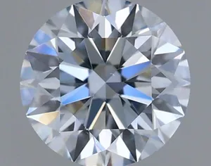 0.59ct ROUND Fancy Light Blue VS1 Coloured Lab diamond
