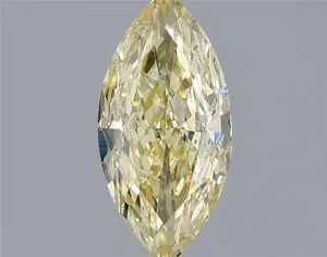 1.08ct MARQUISE Fancy Intense Yellow SI1 Coloured Lab diamond